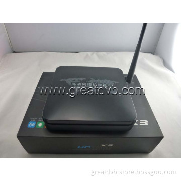 Oversea HD Newwork Android IPTV X3 Set Top Box